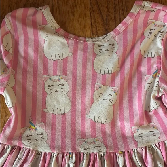 Kids Casual Dresses Set - Pink, Blue, and Multicolor - Picture 2 of 7